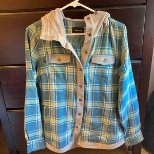 Marmot hooded flannel Medium